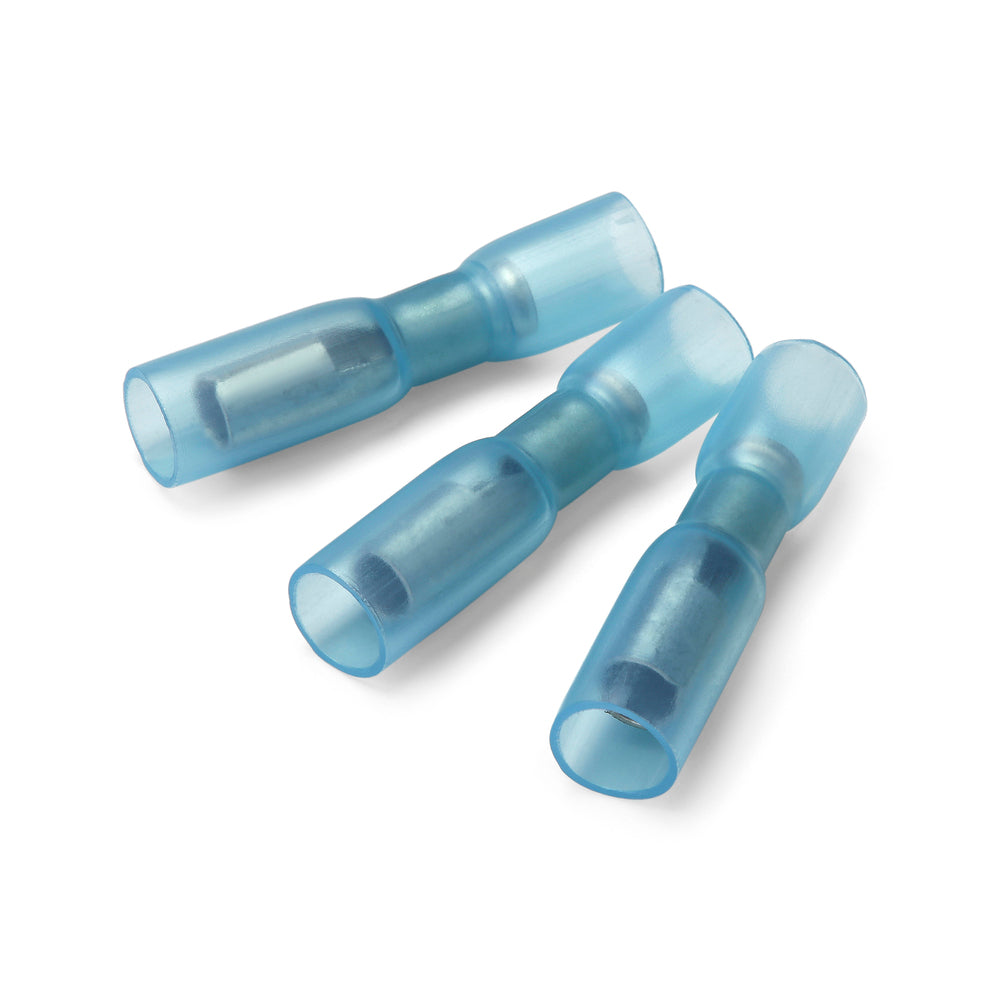 5mm Blue Heat Shrink Female Bullet Terminal - Pack of 100