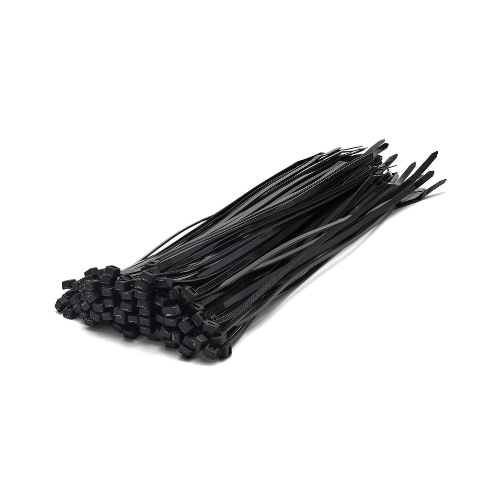 Svarta buntband av polypropen - 100 st.