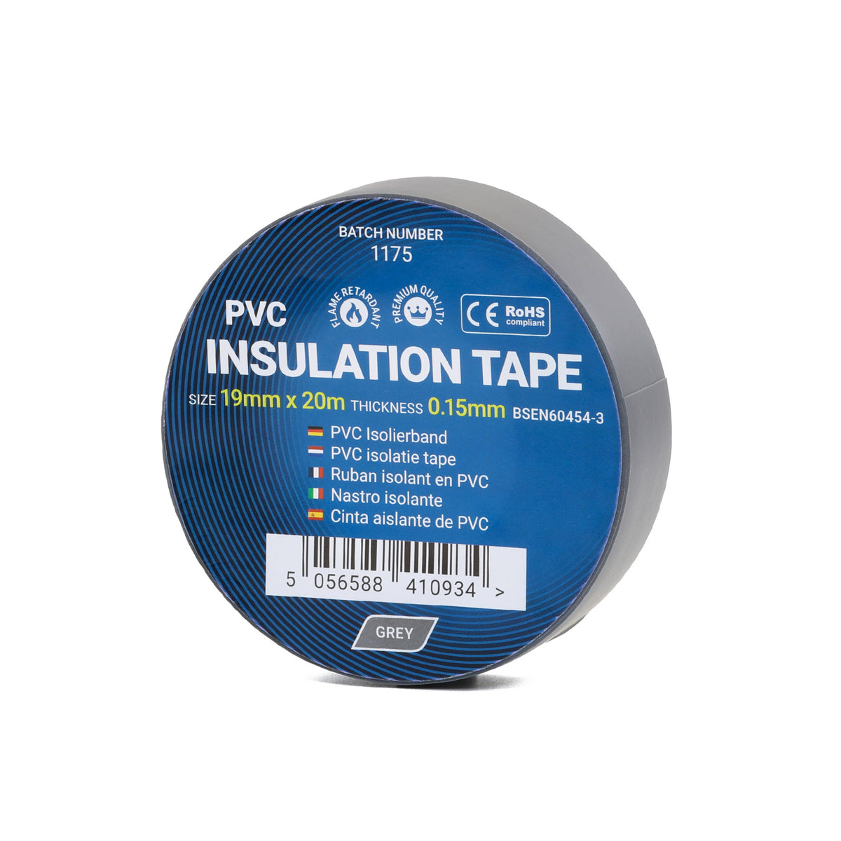 PVC Insulation Tape - Grey