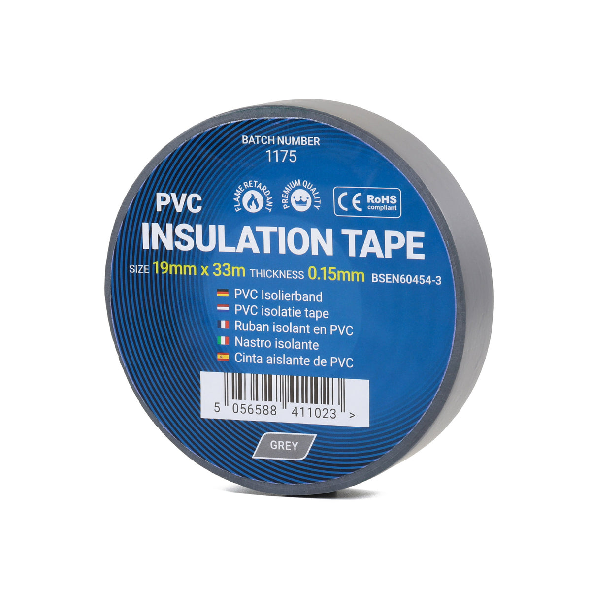 PVC Insulation Tape - Grey