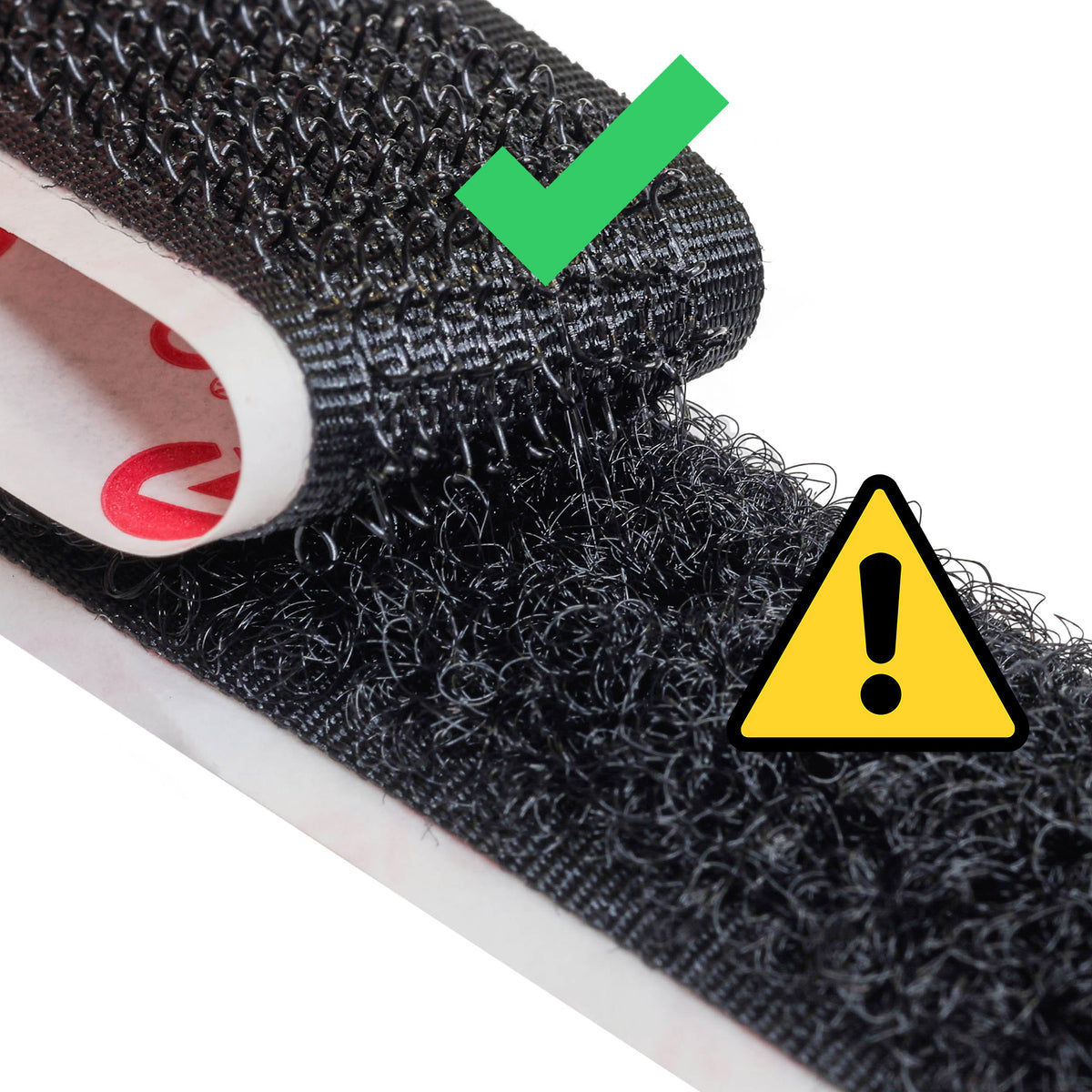 VELCRO® Self-Adhesive Hook Tape - 25 m Roll