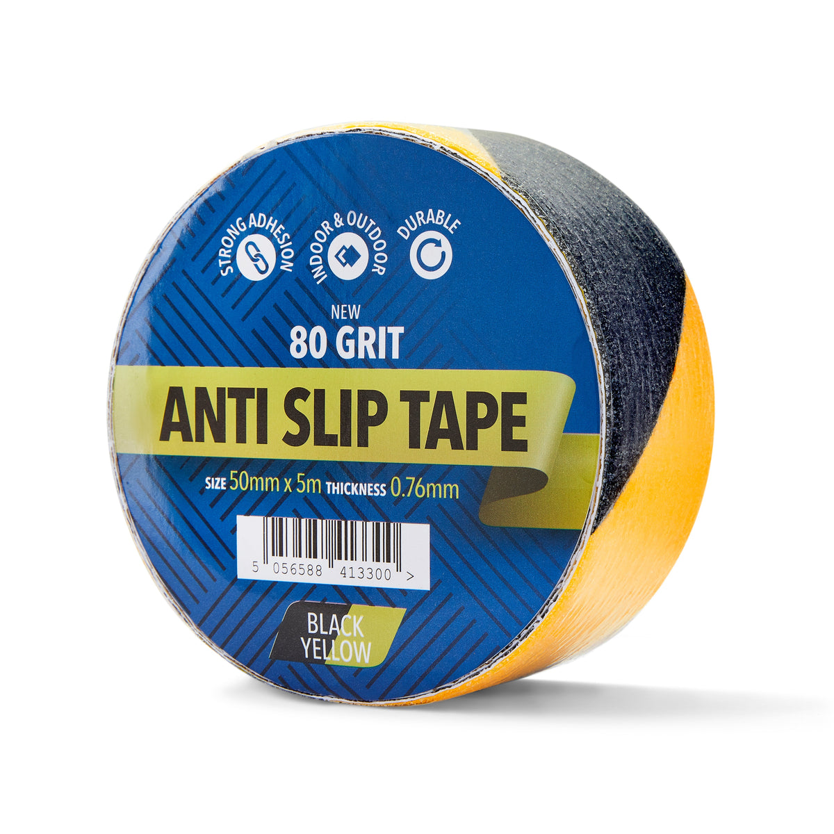 Anti-Slip Tape - Black & Yellow - 50 mm x 5 m