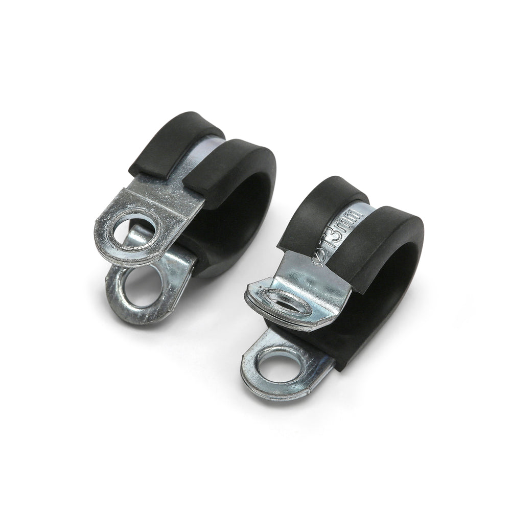 Rubber-Lined Steel P-Clips - Pack of 50