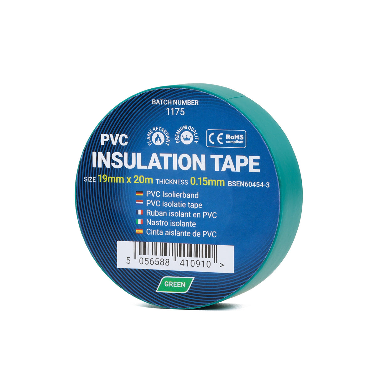 PVC Insulation Tape - Green